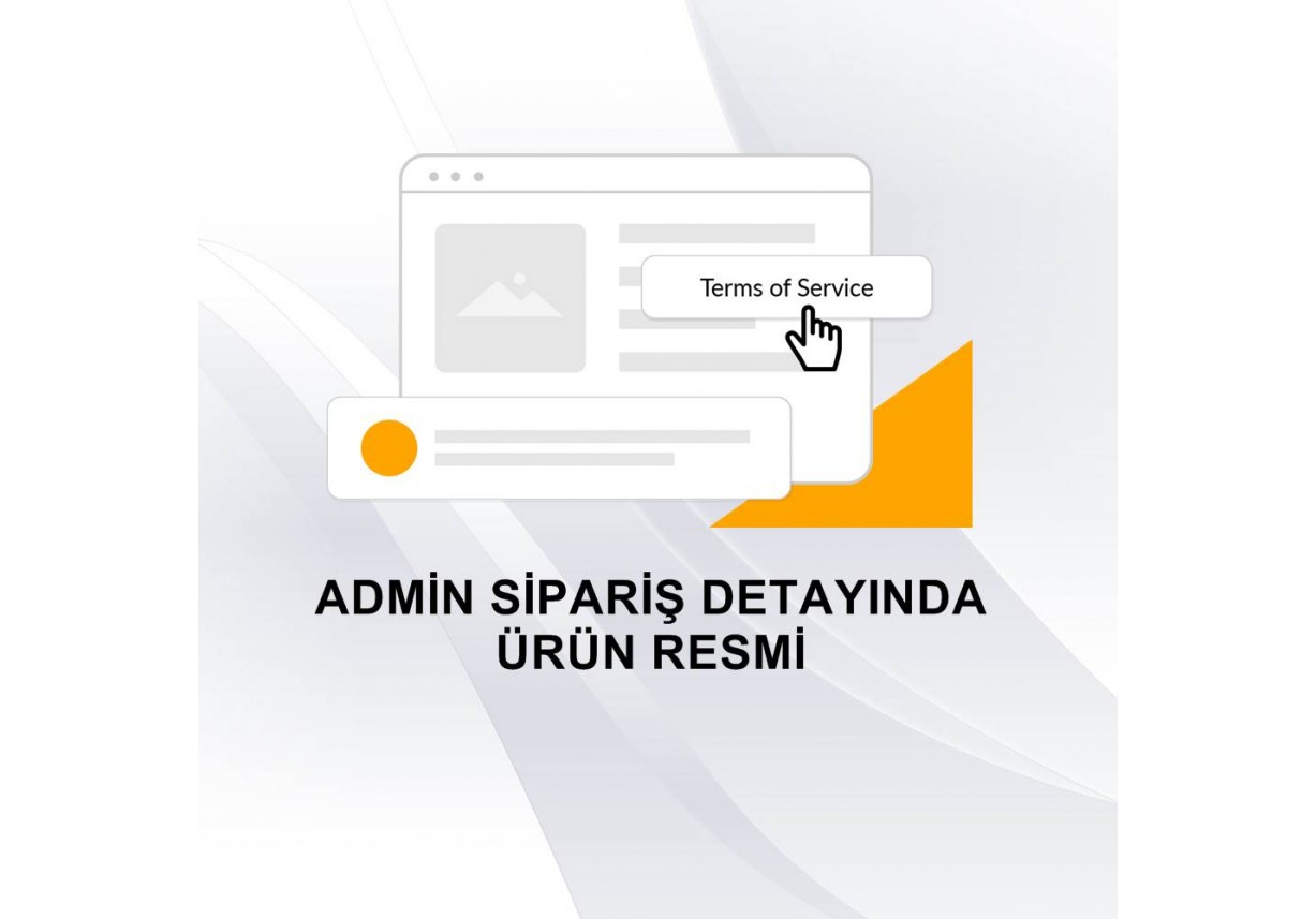 Adminde Siparişleri Resimli Listeleme Modülü