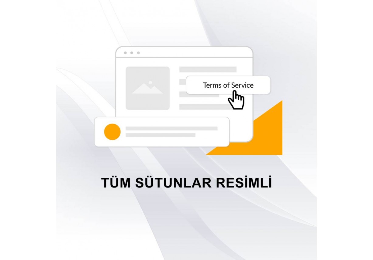 Opencart Tüm Sütunlar Resimli