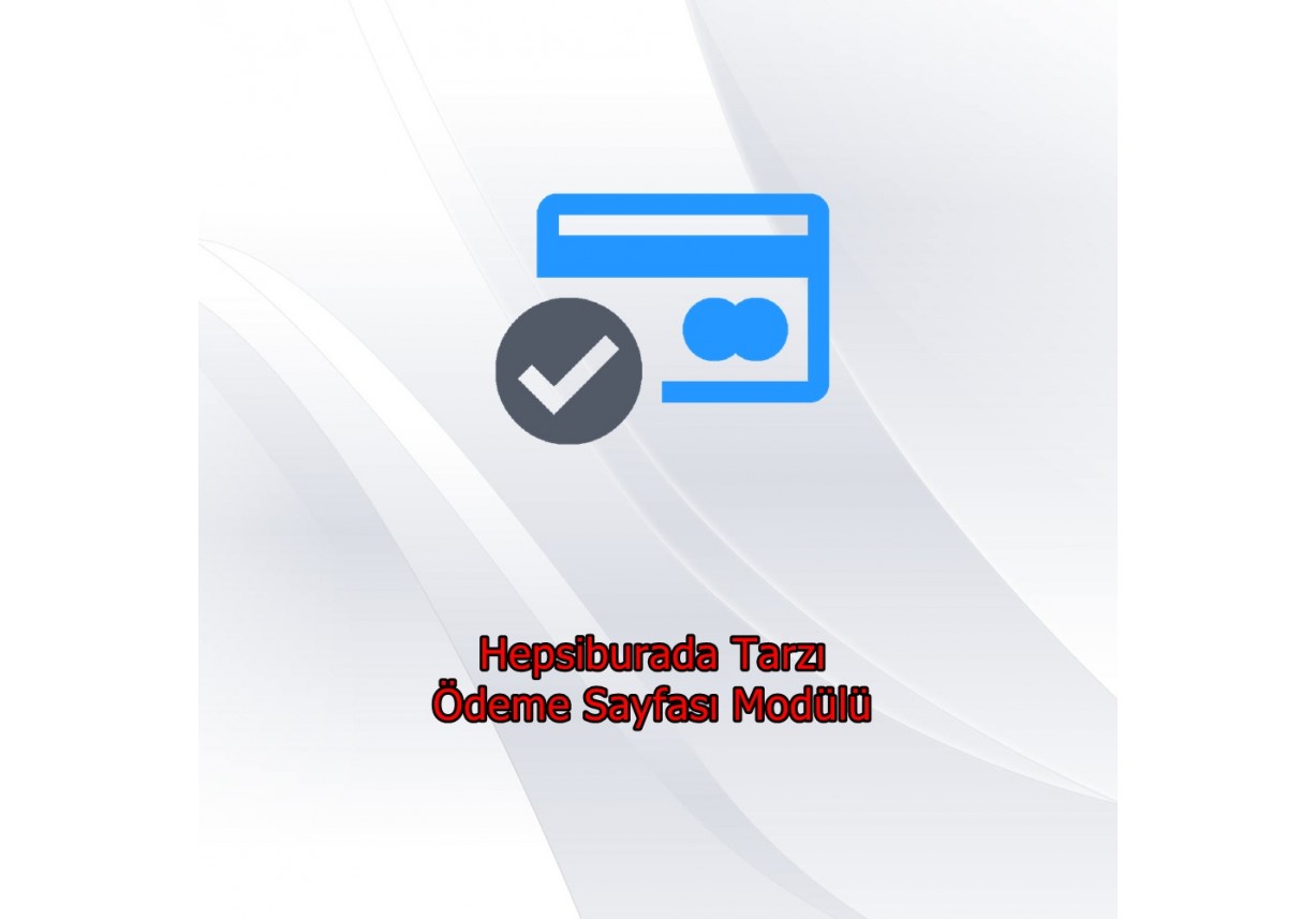 Opencart Hepsiburada Ödeme Sayfası Modülü