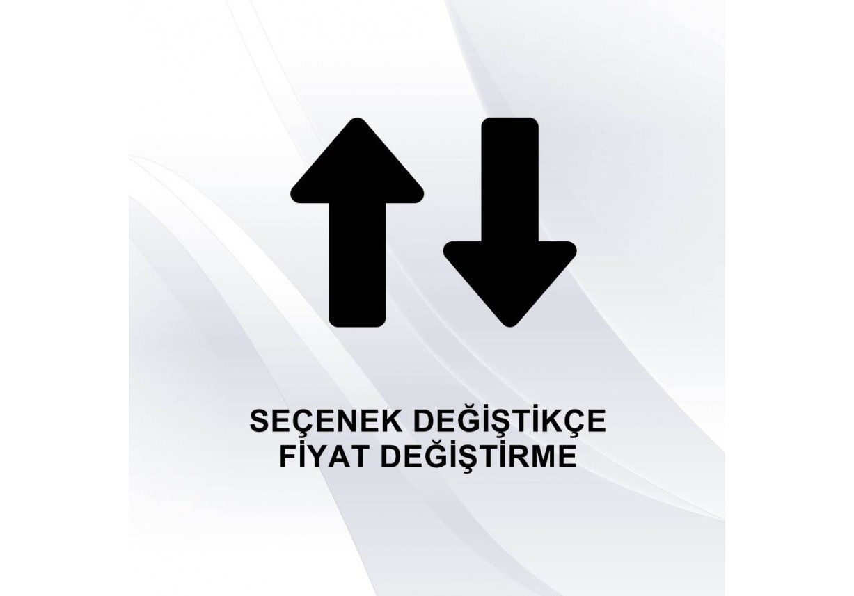 Seçenek Değiştikçe Fiyat Değiştirme Pro