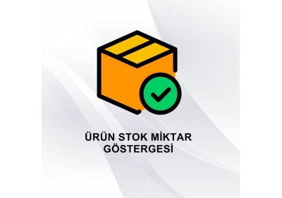 Opencart Ürün Stok Miktar Göstergesi