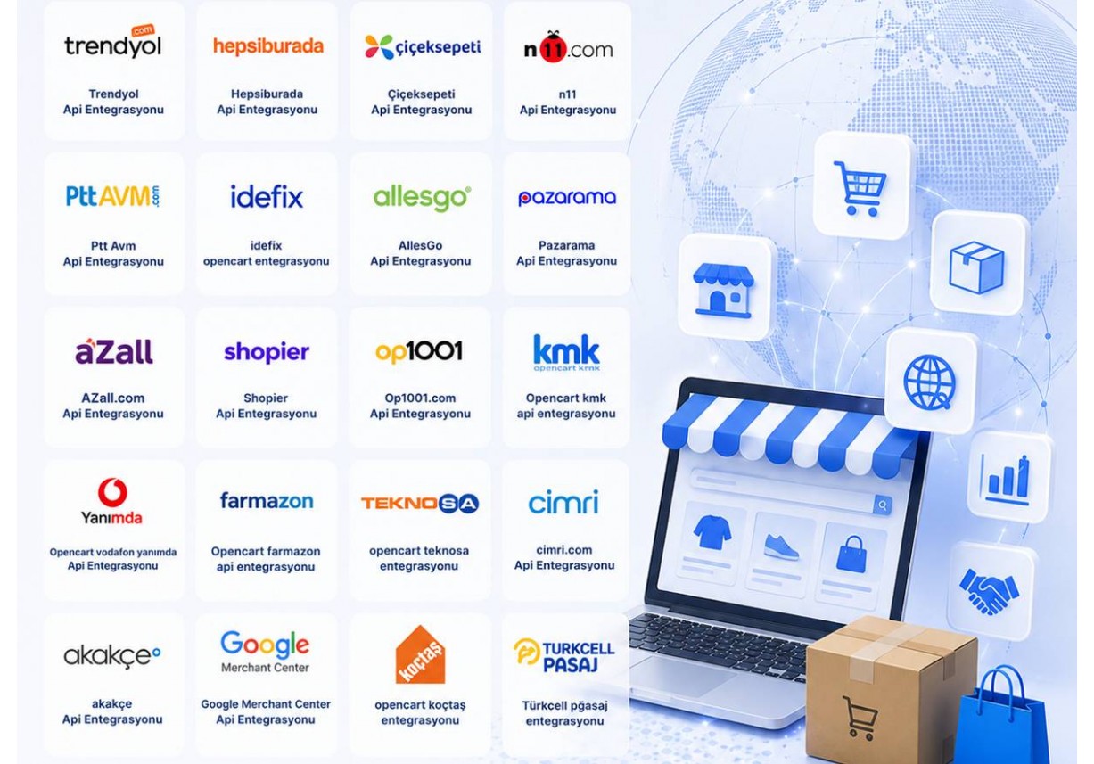 Opencart Pazaryeri Entegrasyonu