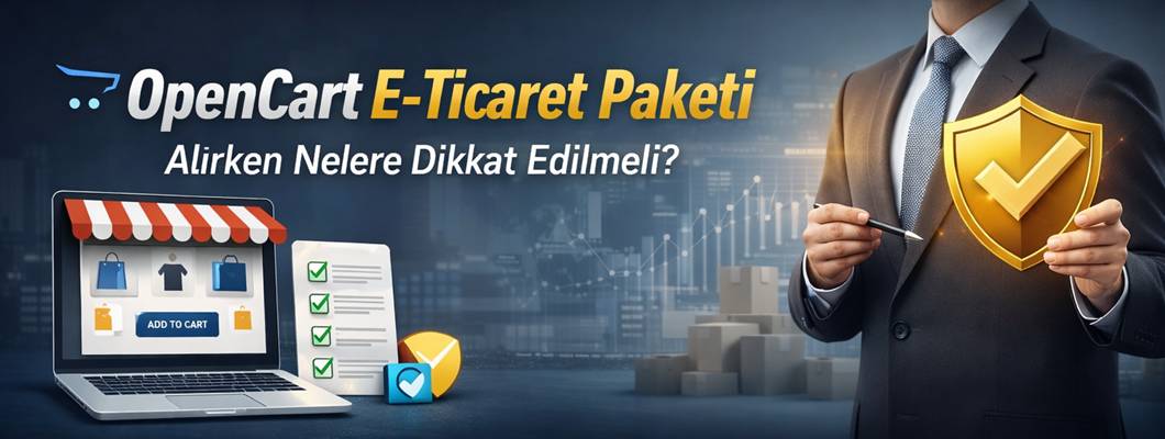 OpenCart E-Ticaret Paketi Alırken Nelere Dikkat Edilmeli? 2026