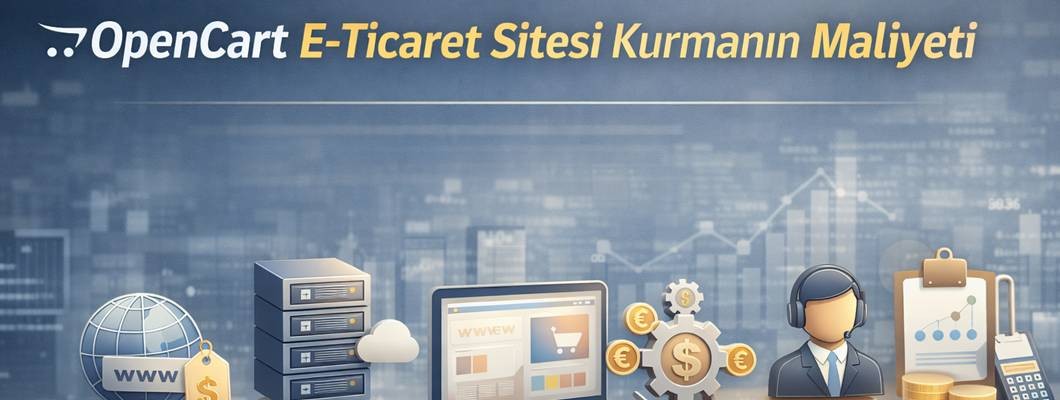 OpenCart E-Ticaret Sitesi Kurmanın Maliyeti (2026)