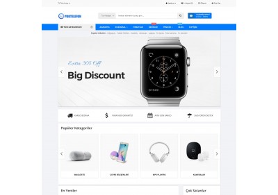 Opencart Telefon Aksesuar Teması 3.x