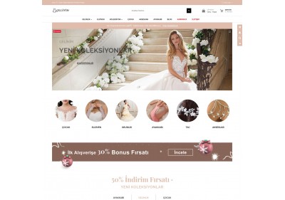 Gelinlik Satış Opencart Teması 3.x.x