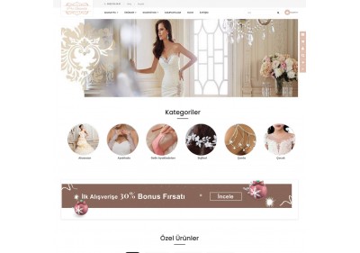 Gelinlik Satış Teması Opencart Prox