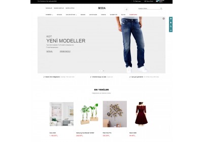 Opencart Moda Teması 3.0.3.3 Versiyon