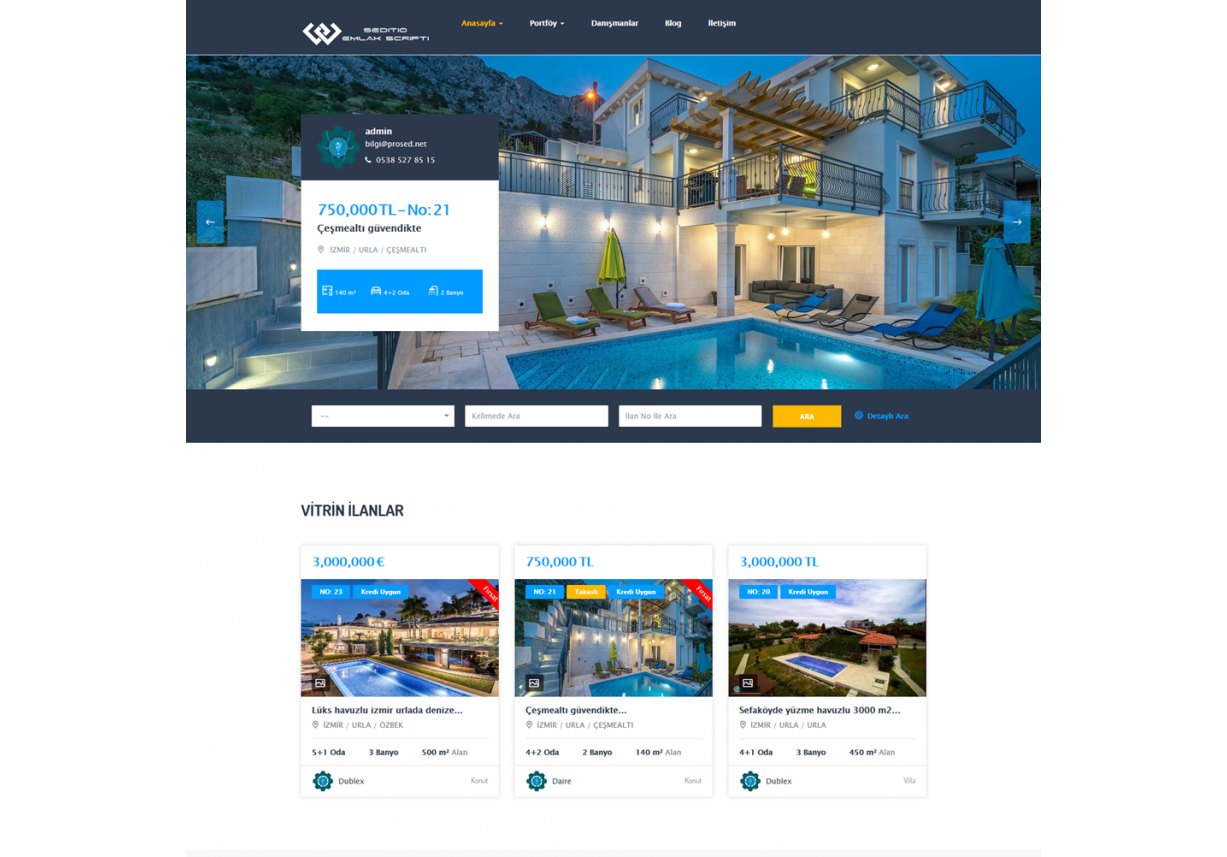 Seditio Emlak Scripti