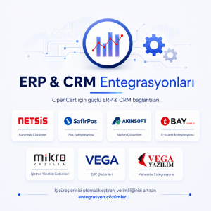 Opencart Muhasebe Erp Crm Entegrasyonları