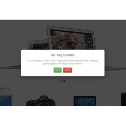 Opencart 18 Yaş Doğrulama Popup Modülü Opencart 18 Yaş Doğrulama Popup Modülü