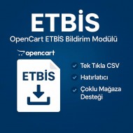 OpenCart ETBİS Bildirim Modülü OpenCart ETBİS Bildirim Modülü
