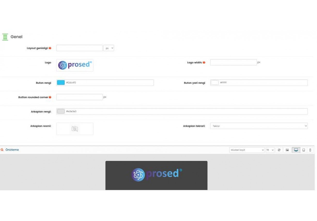 Opencart Pro Mail Tasarım Modülü