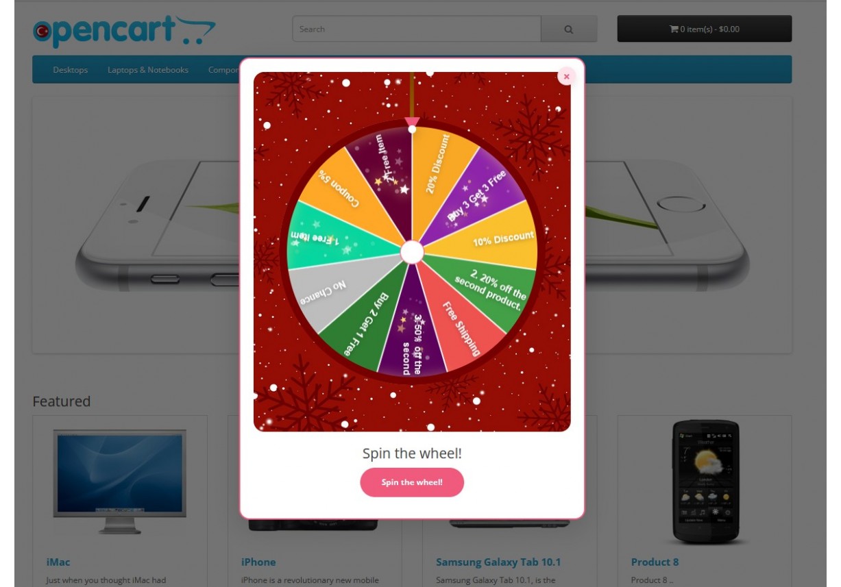 Pro GiftBox – Gelişmiş Çarkıfelek Salla Kazan  Müşteri Getir Kazan Modülü