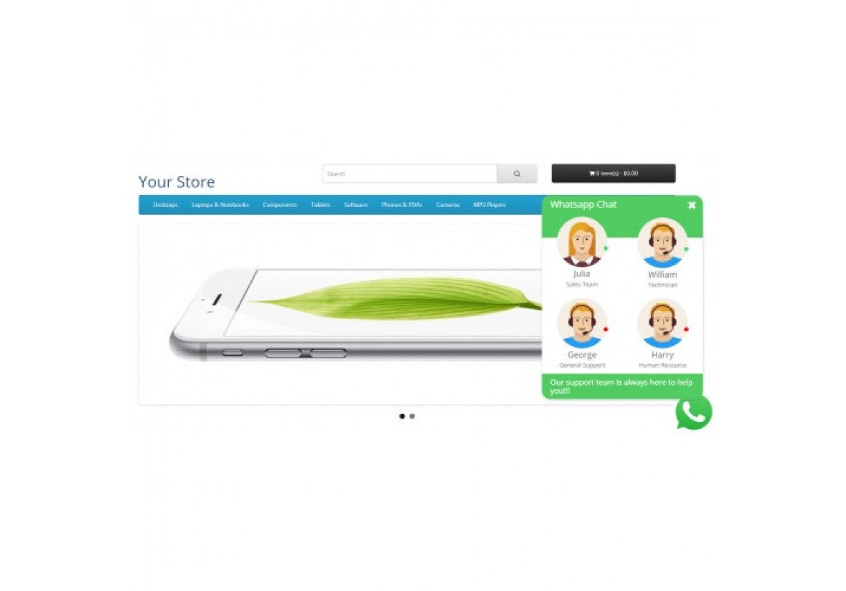 Opencart Gelişmiş Whatsapp Modülü