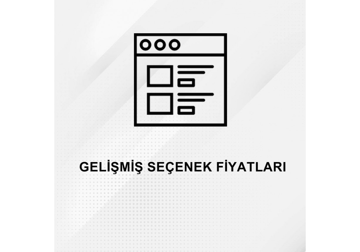 Opencart Gelişmiş Ürün Seçenek Fiyatları