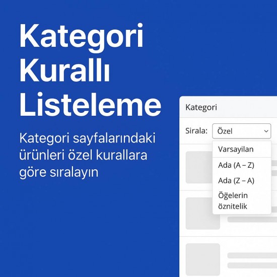 Kategori Kurallı Listeleme