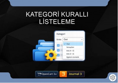 Opencart Kategori Kurallı Listeleme Modülü
