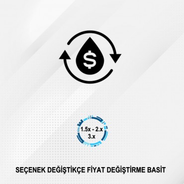 Ürün Seçenekleri Değişince Fiyat Değiştir