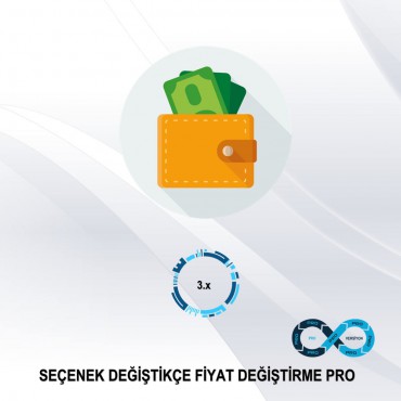 Seçenek Değiştikçe Fiyat Değiştirme Pro