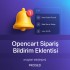 Opencart Sipariş Bildirim Modülü
