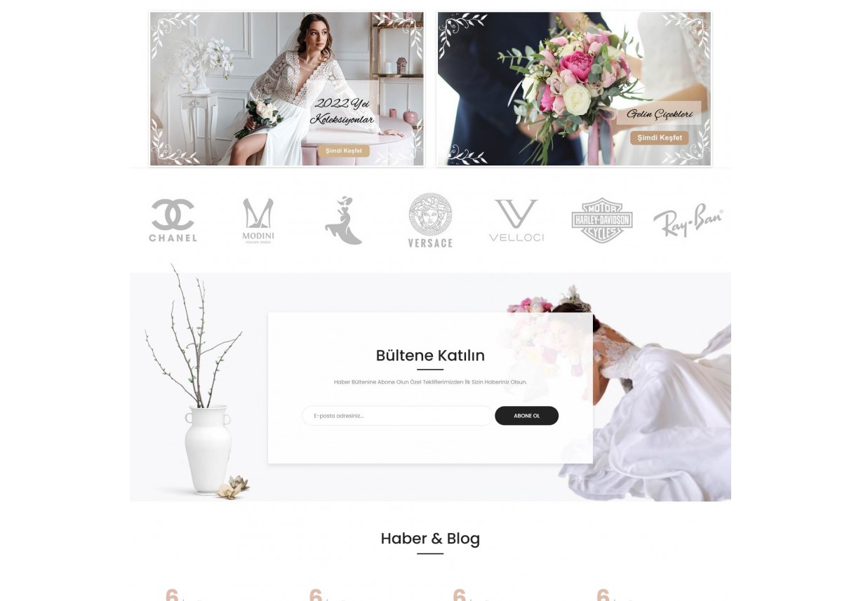Gelinlik Satış Teması Opencart Prox