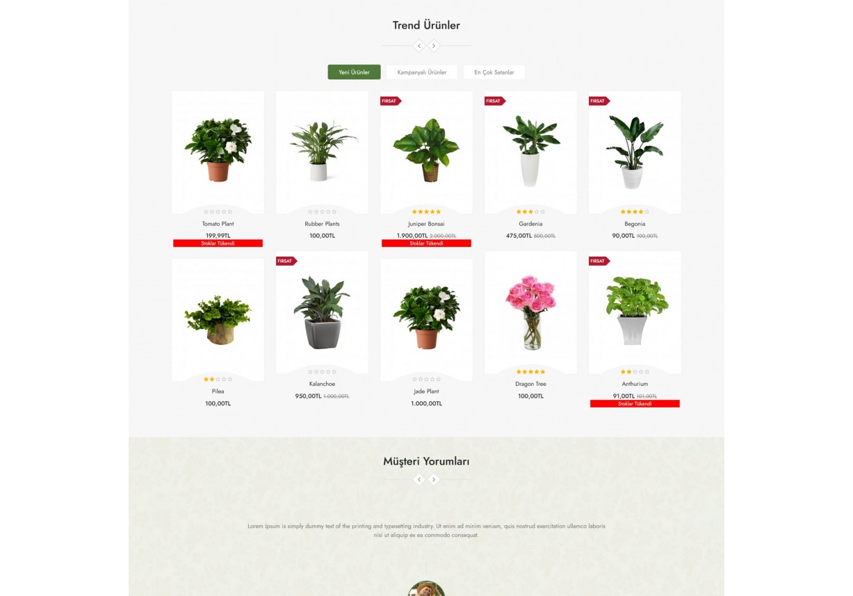 Opencart Çiçekçi Teması 3.0.3.8 Pro
