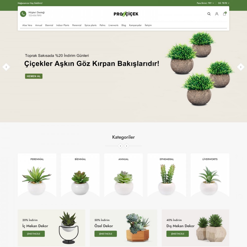 Opencart Çiçekçi Teması 3.0.3.8 Pro Opencart Çiçekçi Teması 3.0.3.8 Pro