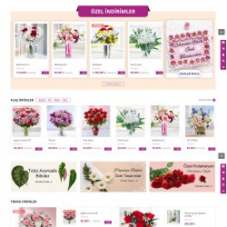 Opencart Çiçekçi Market Satış Teması Opencart Çiçekçi Market Satış Teması