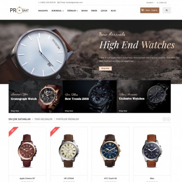 Pro Saat Aksesuar Teması Opencart 3.0.3.3