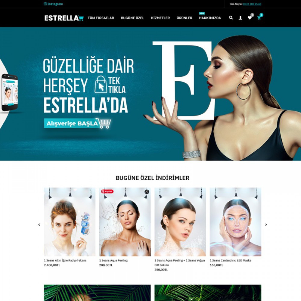 Estetik Güzellik Ürünleri Opencart Satış Teması Estetik Güzellik Ürünleri Opencart Satış Teması