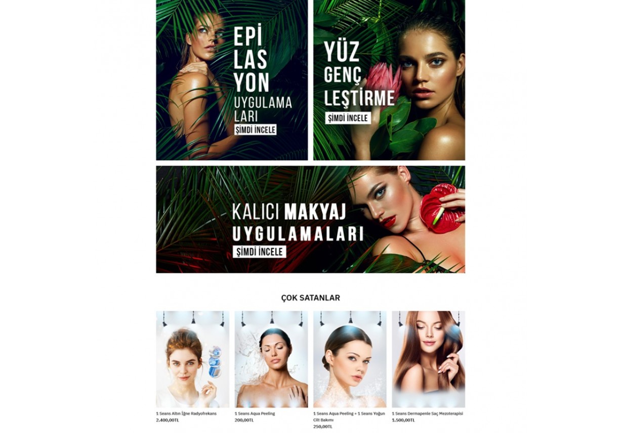 Estetik Güzellik Ürünleri Opencart Satış Teması