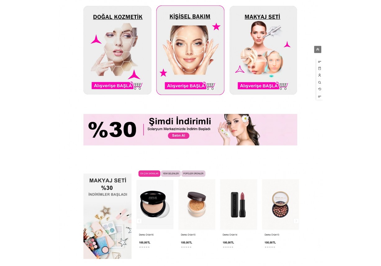 Opencart Kozmetik ve Parfümeri 3x Teması