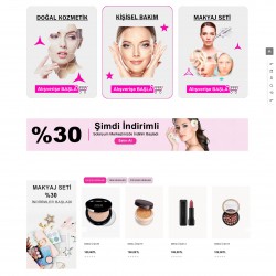 Opencart Kozmetik ve Parfümeri 3x Teması Opencart Kozmetik ve Parfümeri 3x Teması