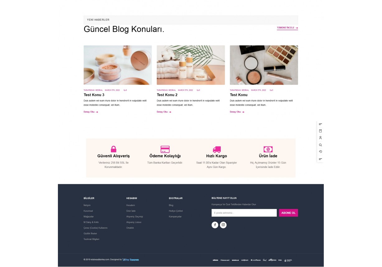 Opencart Kozmetik ve Parfümeri 3x Teması