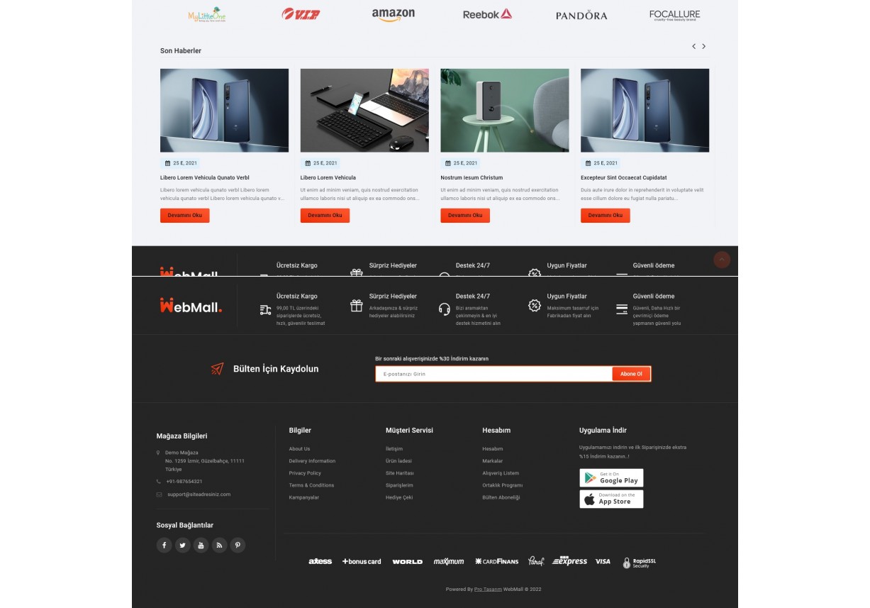 Pro Genel Market Teması