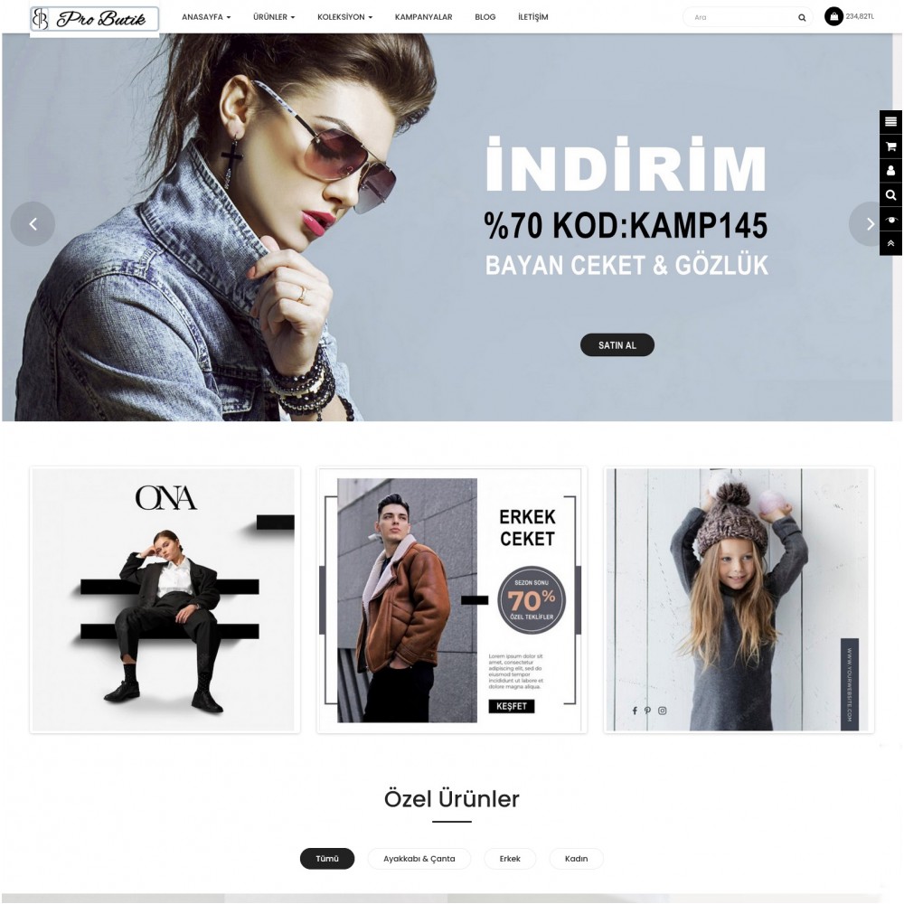Moda Giyim Opencart 3.x Teması Moda Giyim Opencart 3.x Teması