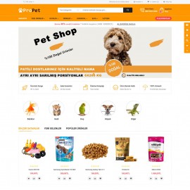 Opencart Petshop Mağaza Site Teması 3.0.3.6