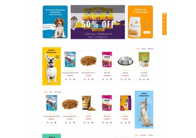 Opencart Petshop Mağaza Site Teması 3.0.3.6
