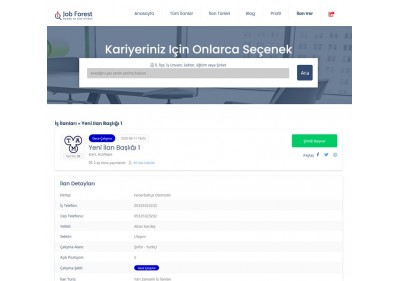 Eleman İş İlan Scripti