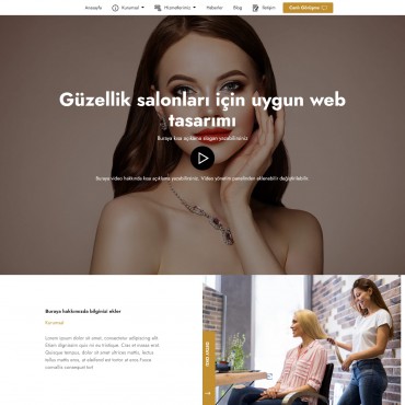 Güzellik & Klinik İçin Web Tasarımı