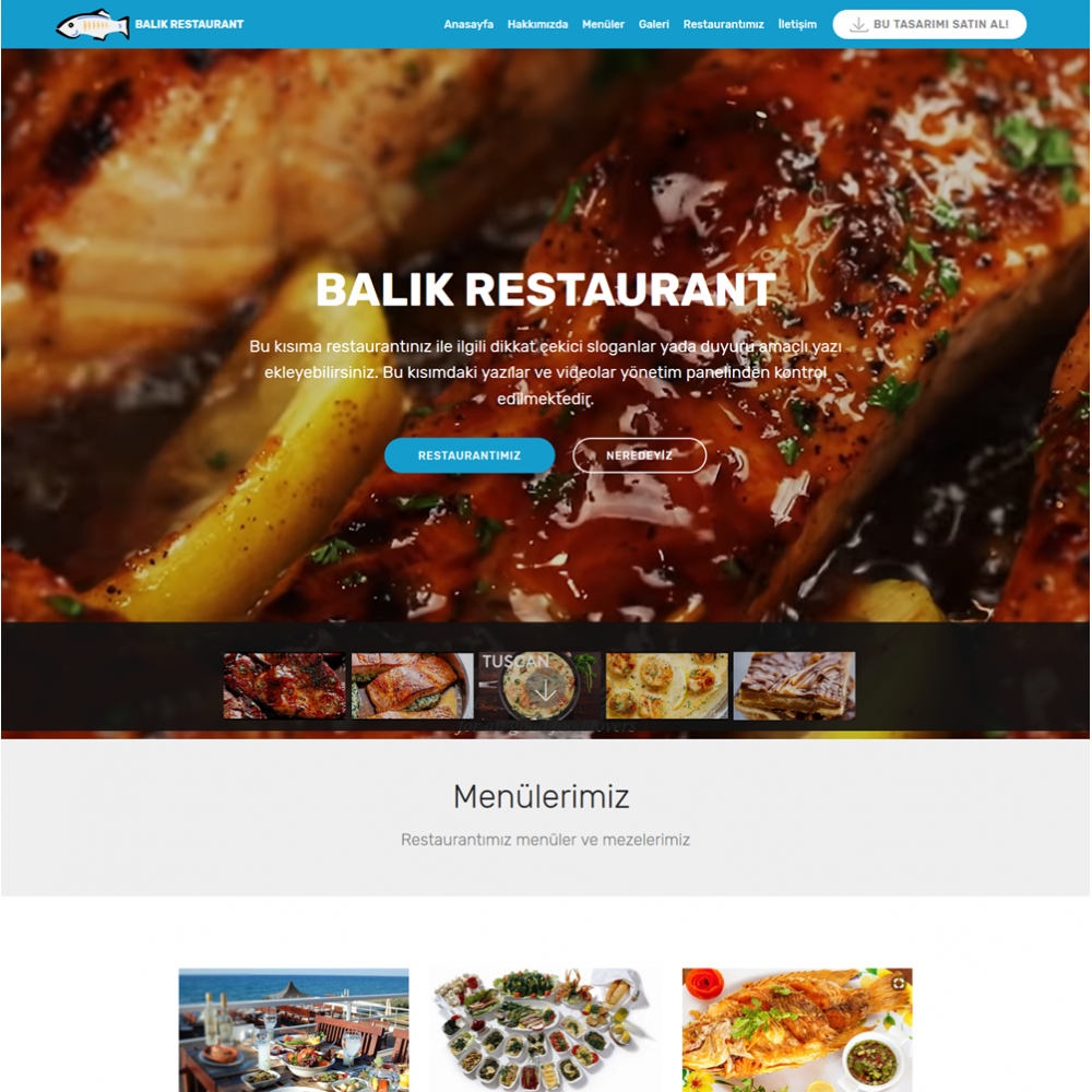 Balık restaurant tasarımı video introlu Balık restaurant tasarımı video introlu