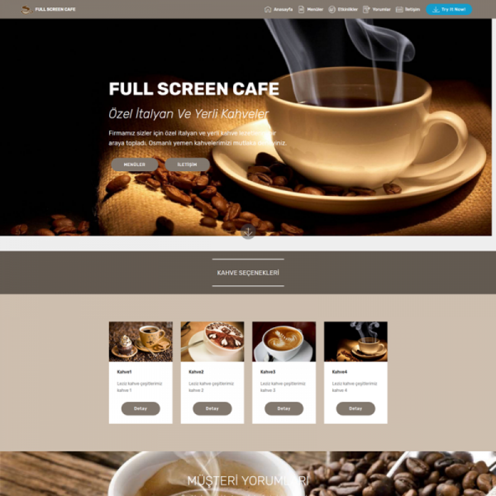 Cafe tasarımı intro versiyon Cafe tasarımı intro versiyon